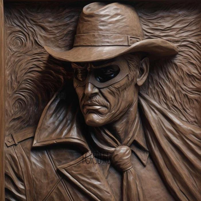 stl Zorro movie 3 stl model for CNC